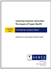 Improving Teachers' Instruction full report cover